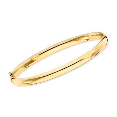 Ross-Simons 10kt Yellow Gold Rounded Bangle Bracelet