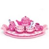 Sophia’s 10 Piece Wooden Tea Party Set, Pink - 3 of 4