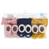 Hudson Baby Infant Girls Headband and Socks Giftset, Blush Navy, One Size - 2 of 4