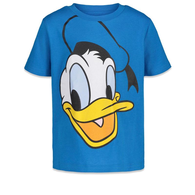 Disney Mickey Mouse Pluto Donald Duck Goofy 4 Pack T-Shirts Toddler , 5 of 10