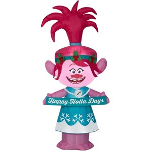 Airblown-Poppy in Holiday Outfit w/Banner-SM-Universal - 1 of 3