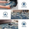Washable Abstract Runner Rug, Non-Slip Stain-Resistant Carpet for Hallway Kitchen Bedroom Entryway Bathroom - 4 of 4