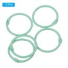 Unique Bargains Metal Anti-Rust Round Binder Rings for Key Chain Scrapbooks 10 Pcs - 3 of 4