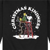 Men's - Peanuts - Snoopy and Woodstock Christmas Kindness Graphic Fleece Sweatshirt - 2 of 4