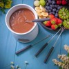 Cilio, Chocolate Fondue, White Porcelain Non-Electric Fondue Set - 3 of 4