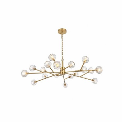 Elegant Lighting Graham 18 - Light Pendant in  Gold