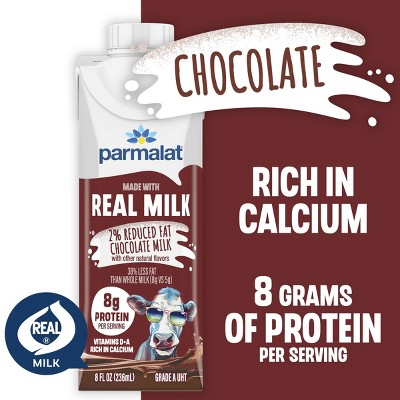 Parmalat 2% Reduced Fat Shelf Stable Chocolate Milk - 48 fl oz/6ct