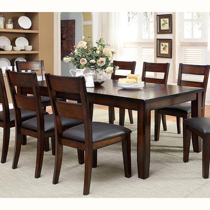 Breighton&#160;Extendable Dining Table Dark Red - HOMES: Inside + Out, 2 of 5