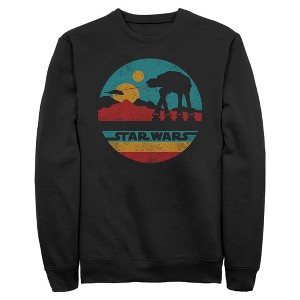 Mens Star Wars AT-AT Retro Circle Sweatshirt - 1 of 4