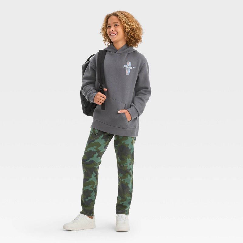 Boys' Ford Mustang Hooded Pullover Sweatshirt - art class™, 4 of 5
