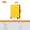 20"/24"/28" Luggage,  ABS Hardside Suitcase with Spinner Wheels and TSA Lock-ModernLuxe - 2 of 4
