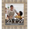 PosterPalooza | 23x29 Wide Bamboo Picture Frame, UV Acrylic, 4 Finishes - Brown, Black, Silver, and Natural - 2 of 4