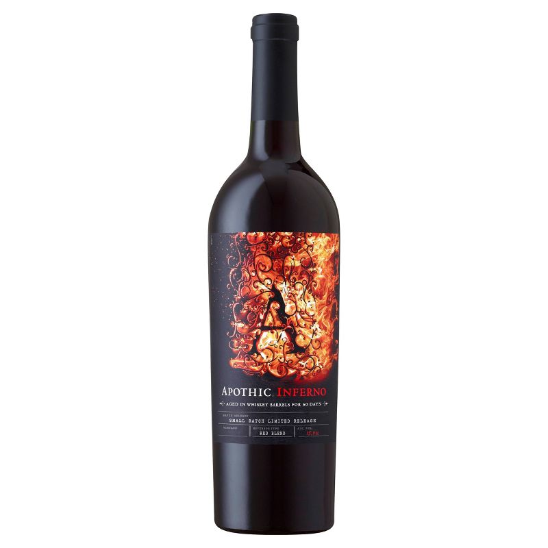 Apothic Inferno Red Blend Red Wine - 750ml Bottle, 1 of 5