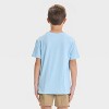 Boys' Short Sleeve Shark Friends Graphic T-Shirt - Cat & Jack™ Blue - 3 of 4
