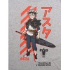 Black Clover Asta Crew Neck Long Sleeve Athletic Heather Unisex Adult Tee - 2 of 3