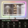 Bathroom Mirror , Anti-Fog Vanity Mirror with Color Changing Lights - 3 of 4