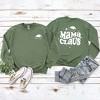Simply Sage Market Women's Graphic Sweatshirt Mama Claus Front and Back - 2 of 4