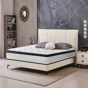 Whisen 12” Full Size Hybrid Mattress with 7-Zoned Memory Foam, Individual Pocket Spring, Knitted Cover - 1 of 4