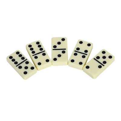 Premium Double-Six Domino Set with Walnut Wooden Case