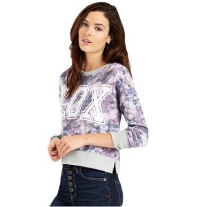 Aeropostale Womens XOX Floral Sweatshirt - 1 of 2