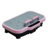 VisioGear Vibration Plate Fitness Platform with Handle, Fat Burning, and Weight Loss for Home Gym Exercise, Pink & Black, 22.4"*13.8"*5.5" - 4 of 4