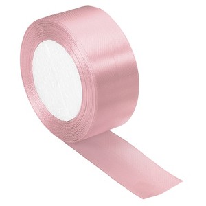 Unique Bargains Single Side Solid DIY Wrapping Decoration Roll Satin Ribbons - 1 of 4