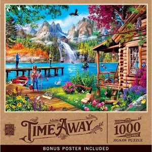MasterPieces 1000 Piece Jigsaw Puzzle - Fishing with Pappy - 19.25"x26.75" - 1 of 4