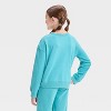 Girls' French Terry Pullover Sweatshirt - Cat & Jack™ - 3 of 4