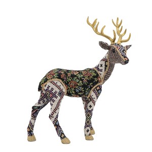 Cesicia Velvet Foam Standing Deer for Christmas Decor - 1 of 4