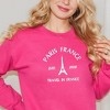 Simply Sage Market Women's Graphic Sweatshirt Embroidered Paris France - 2 of 3