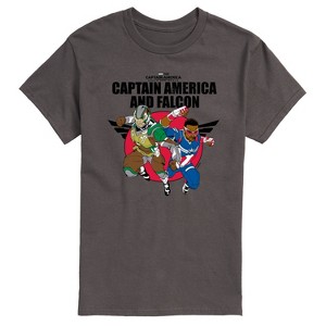 Men's - Marvel - Captain America Falcon Team Up Short Sleeve Graphic T-Shirt - 1 of 4