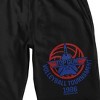 Top Gun Classic Movie Neon Logo Men's Black Sleep Pajama Shorts - 2 of 4