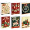 Joyfy 30pcs Christmas Cards Set – Elegant Holiday Greetings with Envelopes (6 Festive Designs), Merry Christmas Greetings Cards - 3 of 4