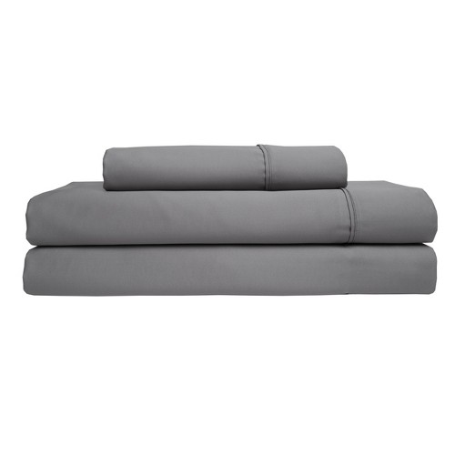 Queen 350 Thread Count Viscose from Bamboo Comfort Sheet Set Dark Gray - Elite Home Products