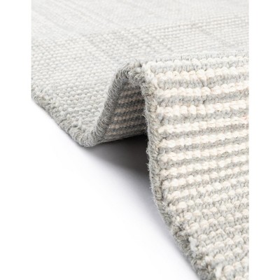 Gray Manor Hand-knotted Wool Rectangular Area Rug