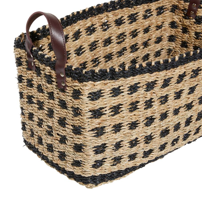2pk Wood Storage Baskets Brown - Olivia &#38; May, 4 of 6