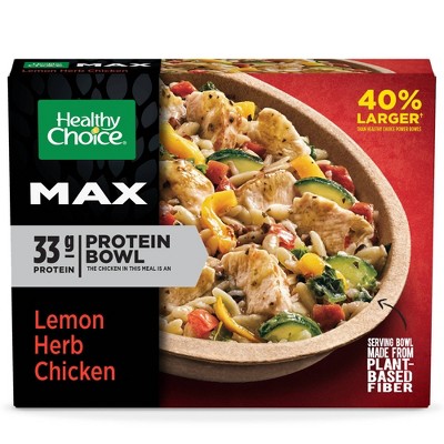 Healthy Choice Max Frozen Lemon Herb Chicken - 13.75oz : Target