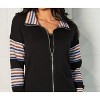 Women's Zip Collar Jacket - Angel Apparel - 3 of 4