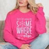 Simply Sage Market Women's Graphic Sweatshirt Snow Somewhere Else - image 2 of 4