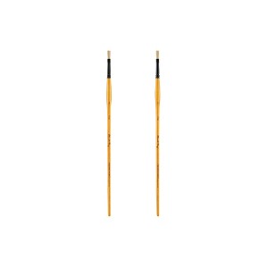 Mimik Hog Professional Synthetic Hog Bristle Paint Brush- Versatile Alternative to Natural Hog Hair Paint Brushes for Oil Painting, Acrylics, Inks, - 1 of 4