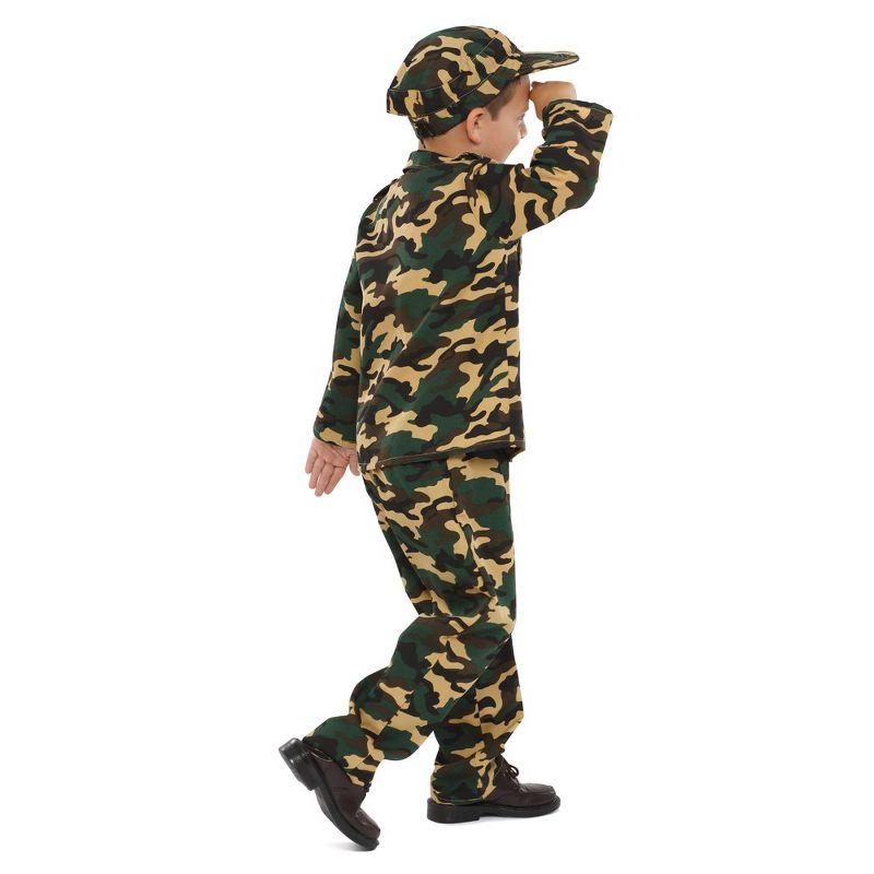Dress Up America Deluxe Army Dress Up Costume Set For Toddler, 2 of 4