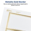 Avery Laser/Inkjet Invitation Cards 5" x 7" White/Gold 30 Cards & Envelopes/Pack (3325) - 3 of 4