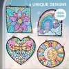 Joyfy Window Art Making Kit, 4 PCS Window Art Suncatcher, Gem Art Painting Kits, Art & Crafts, Birthdays Easter Christmas Gift for Boys Girls Age 6+ - 3 of 4