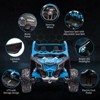 Ride on UTV with RC for Kids, 2 Seats Width Electric Vehicle, EVA Wheels,Music,Head+Tail Light, Licensed by CAN-AM UTV - 4 of 4