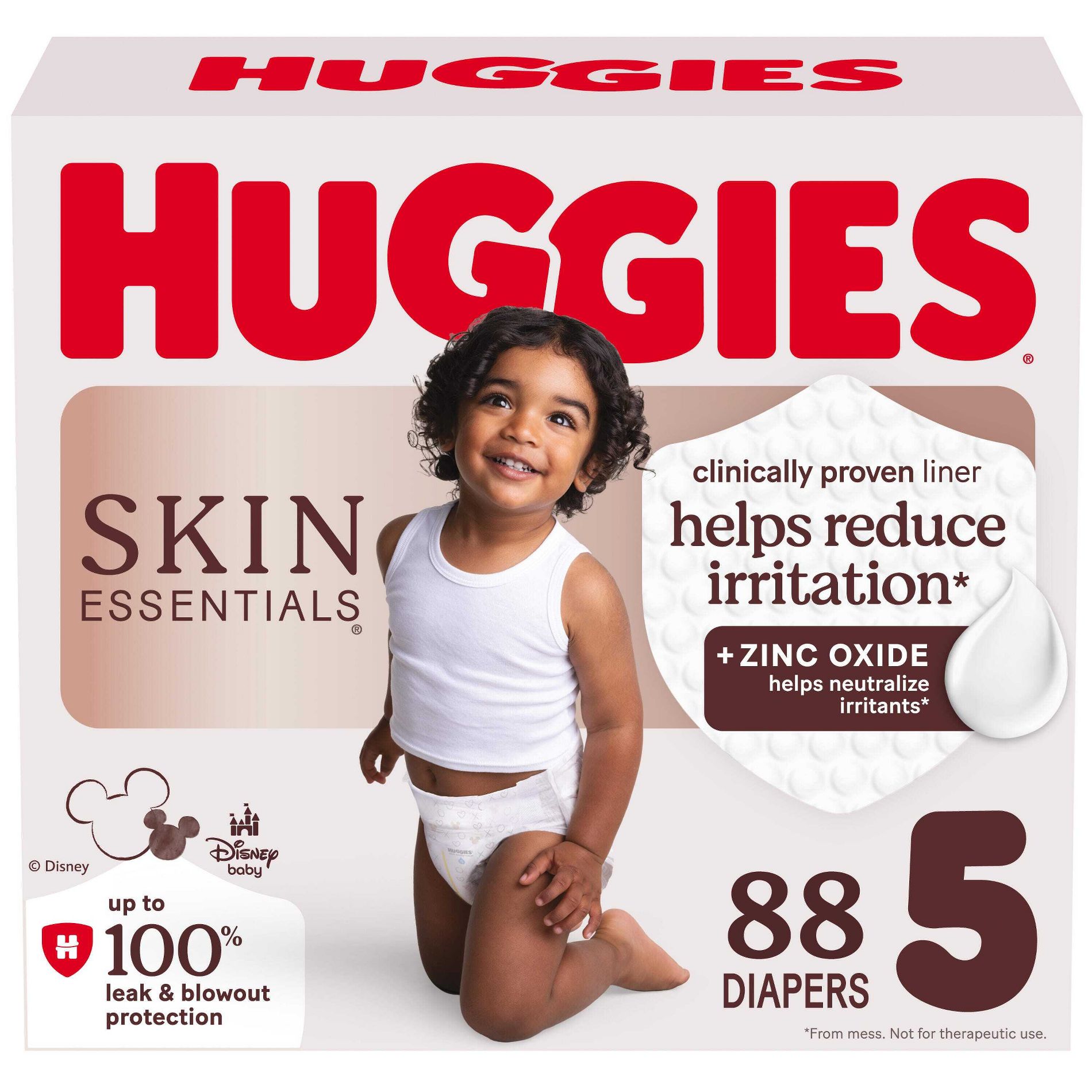 Huggies Skin Essentials Luxury Diapers  - Size 5 - 88ct