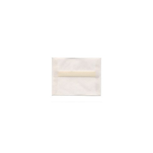 JAM Paper A2 Translucent Vellum Invitation Envelopes 4.375 x 5.75 Clear Bulk 1000/Carton (53794B) - image 1 of 1