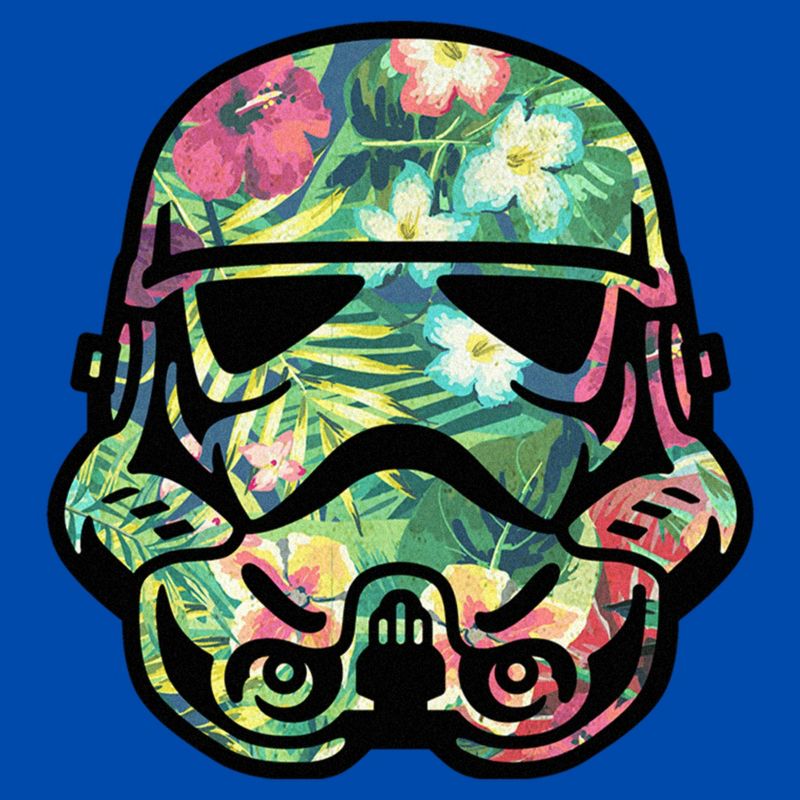 Boy's Star Wars Stormtrooper Tropical Portrait T-Shirt, 2 of 6