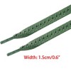 INSPIRE CHIC Wide Flat Colorful Shoelaces 1 Pair - 3 of 4