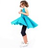 Mightly Toddler Fair Trade Organic Cotton Solid Sleeveless Twirl Dress - 3 of 3
