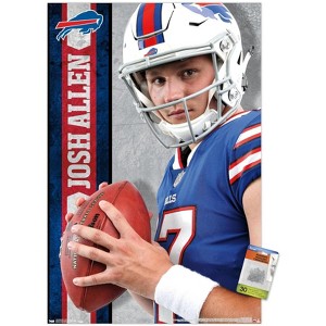Trends International NFL Buffalo Bills - Josh Allen 18 Unframed Wall Poster Prints - 1 of 4
